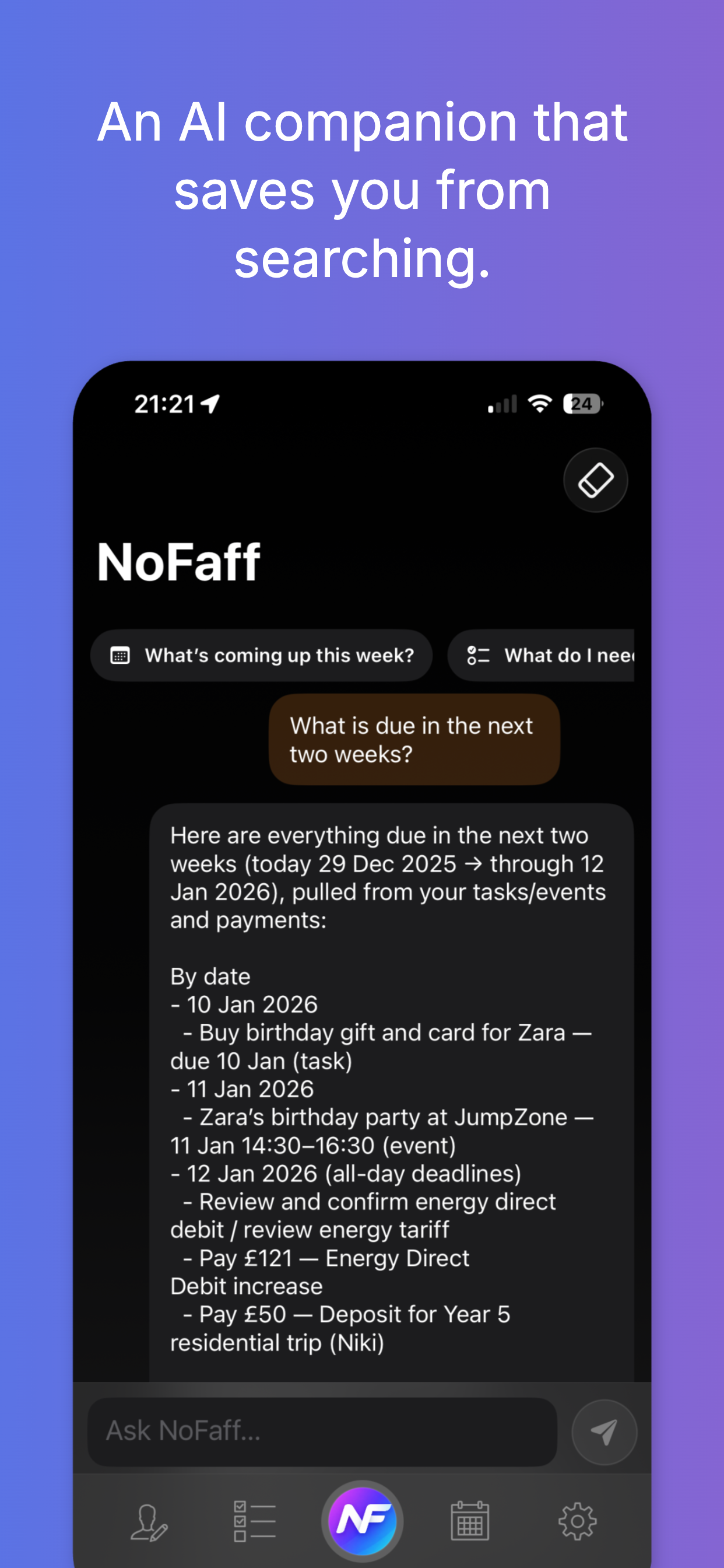NoFaff screenshot 4